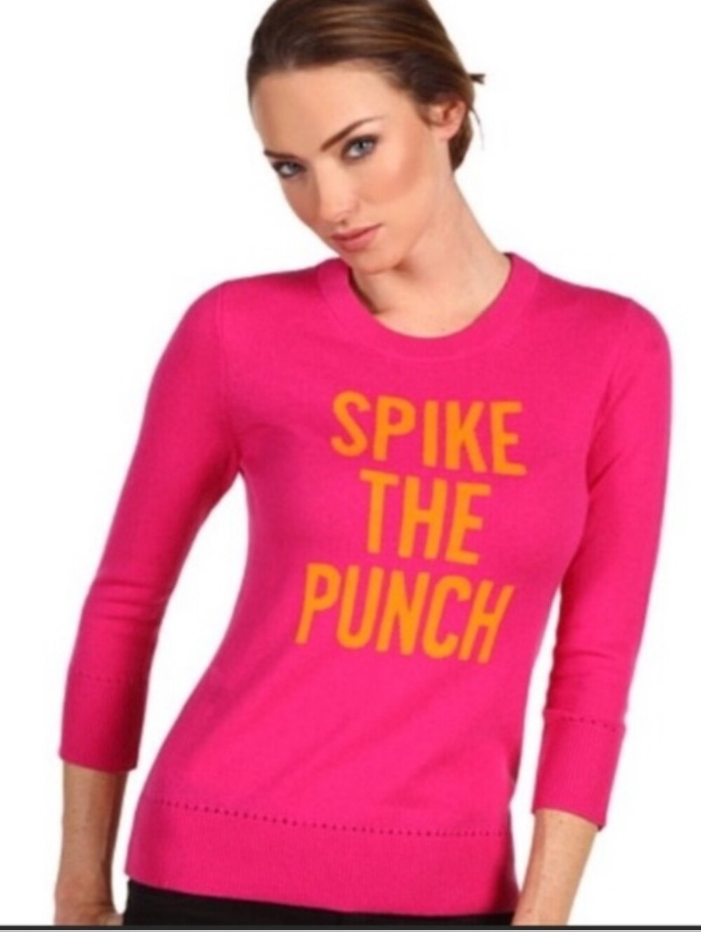 NWT Kate Spade "Spike The Punch" Wool & Cashmere Sweater
